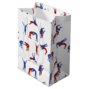Sacola Para Presentes Média Freestyle Greco Roman Luta Patterno
