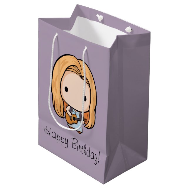 Sacola Para Presentes Média FRIENDS™ | Phoebe Chibi (Frente inclinada)