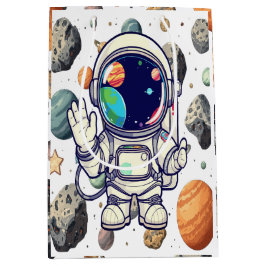 Sacola Para Presentes Média Galaxy Nebula Gift Bag - Espaço Cósmico Presa