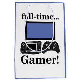 Sacola Para Presentes Média Gaming Gamer Funny Birthday