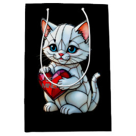 Sacola Para Presentes Média Gatinho namorados