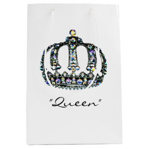 Sacola Para Presentes Média Gema de uma Rainha Tiara