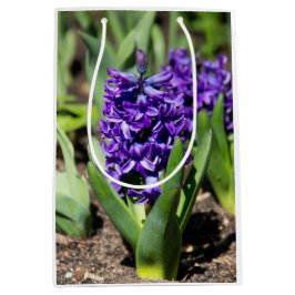 Sacola Para Presentes Média Geocinto Azul na primavera    