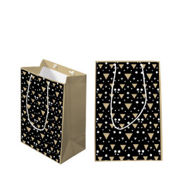 Sacola Para Presentes Média Geometria Luxe