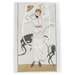 Sacola Para Presentes Média George Barbier, Art Deco Bolsa de Presente Média