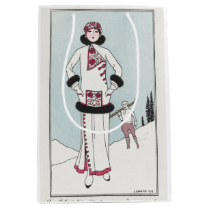 Sacola Para Presentes Média George Barbier, Art Deco Sacola de Presente Média