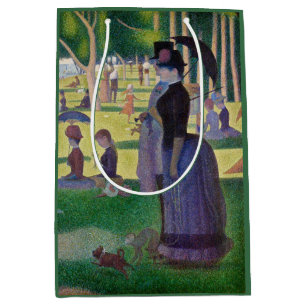 Sacola Para Presentes Média Georges Seurat - Domingo em La Grande Jatte