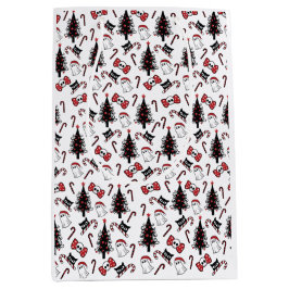 Sacola Para Presentes Média Ghost e Gato Vampiro do Crânio