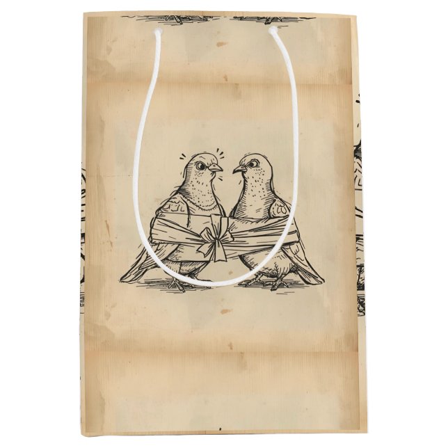 Sacola Para Presentes Média Gift Bag (Frente)