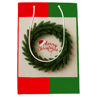 Sacola Para Presentes Média Gift Bag Christmas