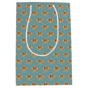 Sacola Para Presentes Média Gift Bag com a bandeira Delaware, EUA