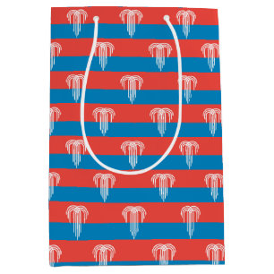 Sacola Para Presentes Média Gift Bag com bandeira de Kansas City, EUA