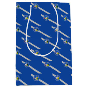Sacola Para Presentes Média Gift Bag com bandeira de Las Vegas, EUA