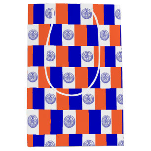 Sacola Para Presentes Média Gift Bag com bandeira de Nova Iorque, EUA
