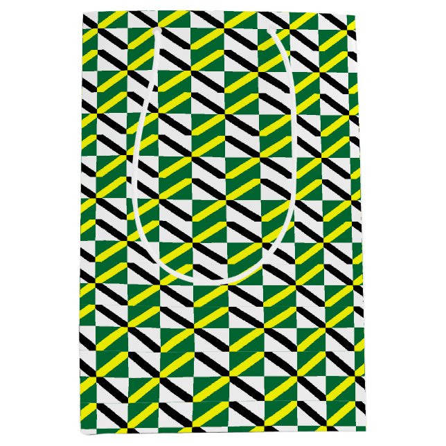 Sacola Para Presentes Média Gift Bag com bandeira Monterey, EUA (Frente)