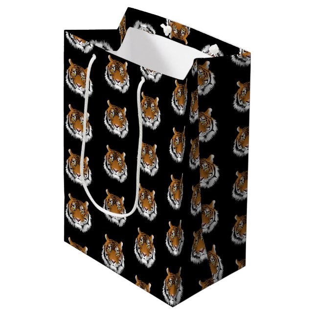 Sacola Para Presentes Média Gift Bag-Tiger (Frente inclinada)