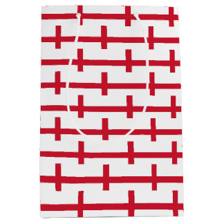 Sacola Para Presentes Média Gift Bag with England flag