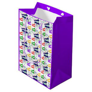 SACOLA PARA PRESENTES MÉDIA GINÁSTICA