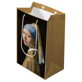 Sacola Para Presentes Média Girl with the pearl earring - Johannes Vermeer