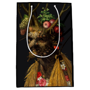 Sacola Para Presentes Média Giuseppe Arcimboldo - Quatro Assentos numa Cabeça