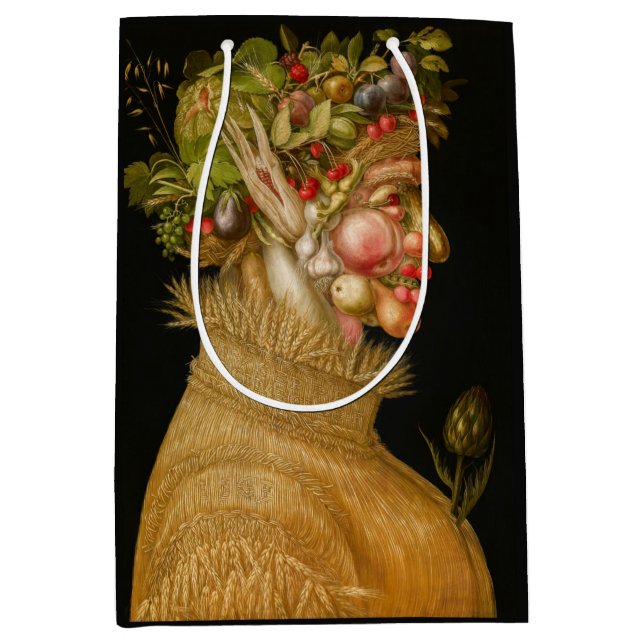 Sacola Para Presentes Média Giuseppe Arcimboldo - Verão (Frente)