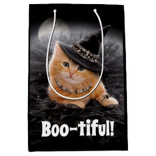 Sacola Para Presentes Média Glamorous Witch Kitten