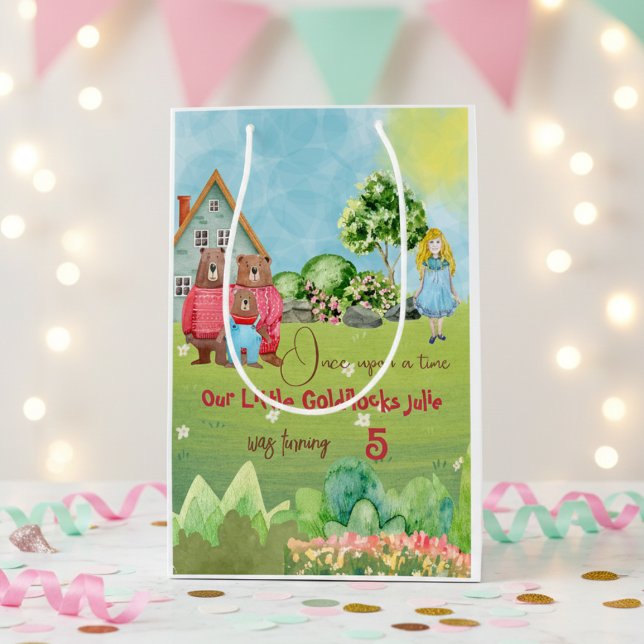 Sacola Para Presentes Média Goldilocks Aniversário Grande Presente (Criador carregado)