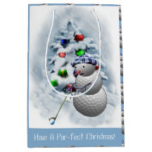Golf Ball Snowman Natal