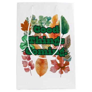 Sacola Para Presentes Média good vibes