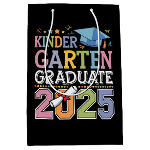 Sacola Para Presentes Média Graduado no Jardim de Infância 2025 Escola de Grad