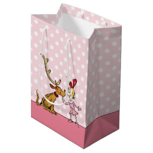 Sacola Para Presentes Média Grinch Max & Cindy Lou Quem