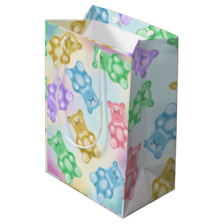 Sacola Para Presentes Média Gummy Bear Gift Bag Cute Real Personalizado Modern