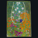 Sacola Para Presentes Média Gustav Klimt - Jardim Flor<br><div class="desc">Jardim Flor - Gustav Klimt em 1905-1907</div>