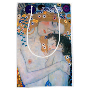 Sacola Para Presentes Média Gustav Klimt - Mãe e Filho