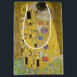 Sacola Para Presentes Média Gustav Klimt - The Biss<br><div class="desc">Kuss Beijo/Der - Gustav Klimt em 1907-1908</div>