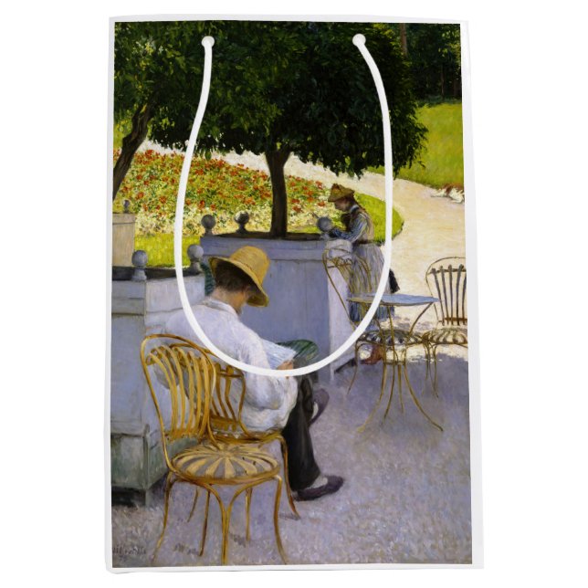 Sacola Para Presentes Média Gustave Caillebotte - As Laranjeiras (Frente)