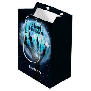 Sacola Para Presentes Média Halloween de transformação de lua cheia