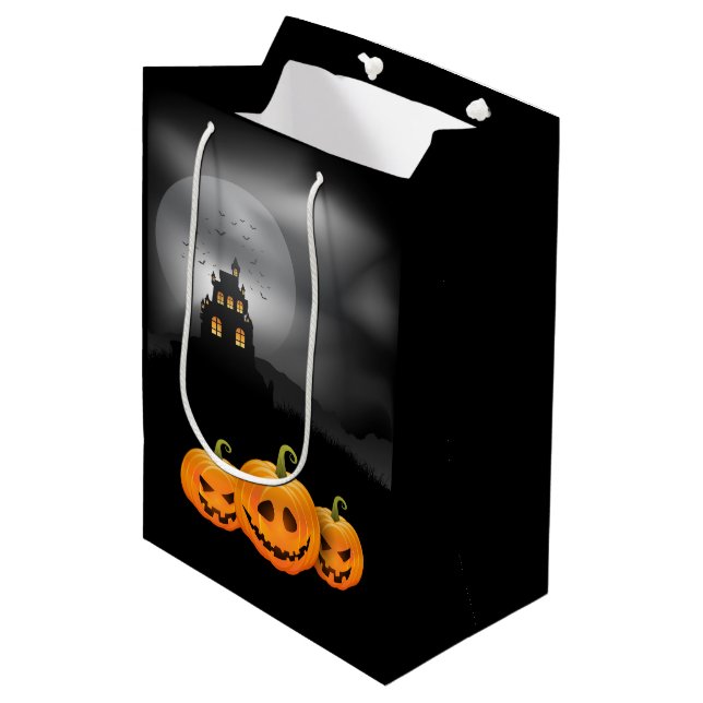 Sacola Para Presentes Média Halloween Gift Bag (Frente inclinada)