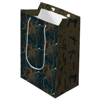 Sacola Para Presentes Média Halloween - Parentes Whimsigoth