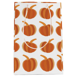 Sacola Para Presentes Média Halloween Pumpkin outono outono no outono