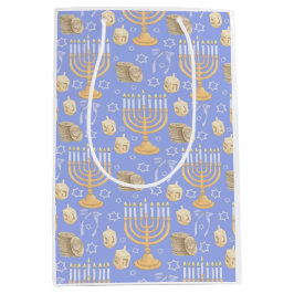 Sacola Para Presentes Média Hanukkah