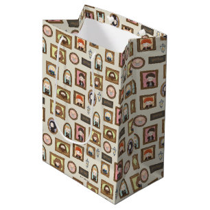 Sacola Para Presentes Média HARRY POTTER™ Chibi Picture Frame Patterno
