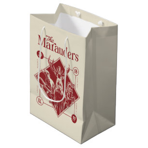 Sacola Para Presentes Média HARRY POTTER™ O Gráfico Marauders Animagus