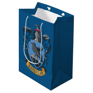 Sacola Para Presentes Média Harry Potter Ravenclaw Casaco de armas