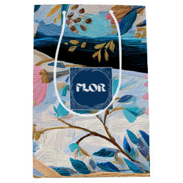 Sacola Para Presentes Média Heaven Botanical Florist Gift Bag