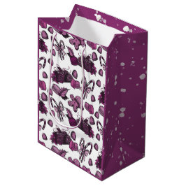 Sacola Para Presentes Média Holiday Sweets- Sugar Plum (Solid)