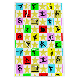 SACOLA PARA PRESENTES MÉDIA HOLLY JOLLY GYMNASTICS NATMAS