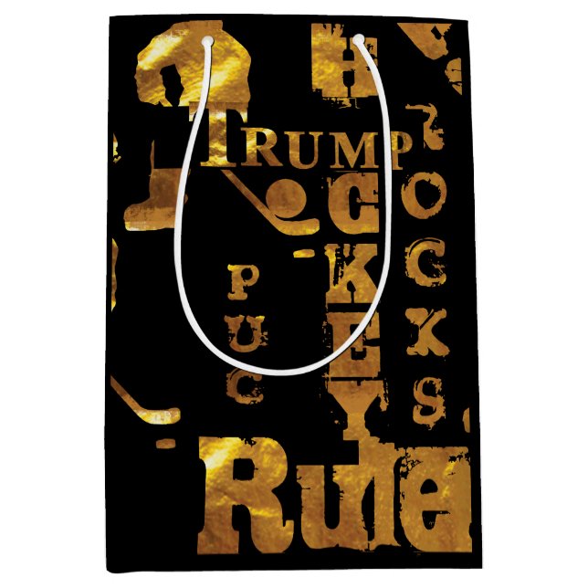 Sacola Para Presentes Média Hóquei (Frente)