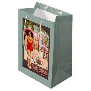 Sacola Para Presentes Média Hotel havaiano real em Havaí