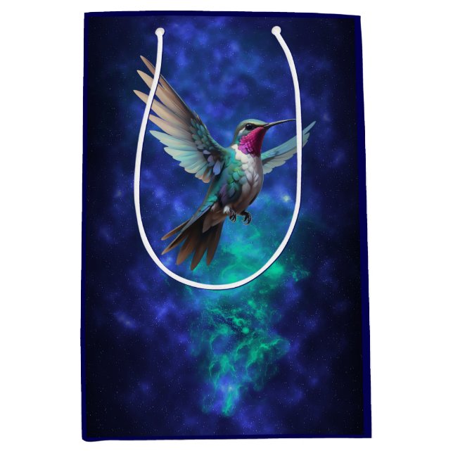 Sacola Para Presentes Média Hummingbird 1 - Saco médio para presentes (Frente)